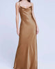 Arianne Dress In Saddle - thumbnail