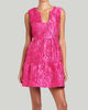 Chesney Dress In Rosebud Brocade - thumbnail
