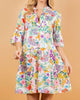 Choose Joy Dress In Floral - thumbnail