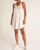 Breezy Leopard Mini Dress In Sand Dollar - thumbnail