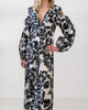 Chita Cut Out Dress In White Flowers - thumbnail