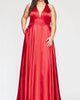 Charmeuse Dress In Red - thumbnail
