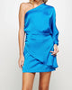 Girl In The Mirror Dress In Bright Blue - thumbnail