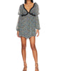 Pennie Mini Dress In Black - thumbnail