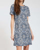 Morgan Jacquard Dress In Hydro - thumbnail