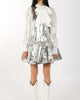 Metallic Mini Dress In Silver - thumbnail