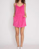 Farmers Market Dress In Fuchsia - thumbnail