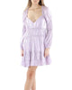 Tammy Mini Dress In Pale Iris - thumbnail