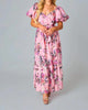 Sydney Puff Sleeve Maxi Dress In Bashful - thumbnail