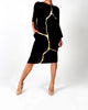 Signature Boho Dress In Black - thumbnail