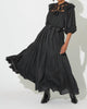 Ravenna Ankle Dress In Black - thumbnail