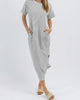 Sundazed Stripe Midi Dress In White - thumbnail