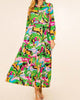 Sunshine On My Mind Dress In Green Abstract - thumbnail