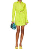 Colbi Dress In Acid Lime - thumbnail
