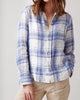 Relaxed Button Up Shirt in Blue/ Yellow Plaid - thumbnail