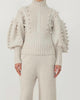 Eva Wool Knit Sweater in Heather Dot Marle - thumbnail