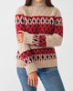 Frost Fairisle Turtleneck Sweater in Festive Pop - thumbnail