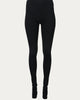 Jules Jersey Stacked Legging in Black - thumbnail