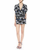 Cross Over Romper in Marine Stripe - thumbnail