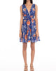 Victoria Dress in Ikat Floral Soladite - thumbnail