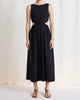 Dia Cut-Out Maxi Dress in Black - thumbnail