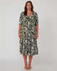 Abstract Midi Dress - thumbnail