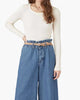 Evyn Knit Top in Ivory - thumbnail