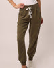 Jacey High Rise Jogger Pants in Cypress - thumbnail