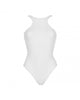 Women'S Halter Neck One Piece in White - thumbnail