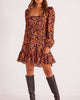 Sorrento Mini Dress In Floral - thumbnail