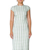 Ferrera Dress in Sage Gingham - thumbnail