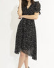 Polka Dot Print Dress In Black/White - thumbnail
