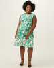 Ava Floral Print Fit and Flare Dress - thumbnail