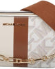Jet Set Small Double Zip Camera Chain Xbody Bag in Vanilla/Luggage - thumbnail