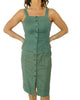 Amelia Seamed Tencel Dress in Parrot - thumbnail