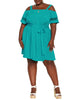 Carina Cold Shoulder Brunch Dress - thumbnail