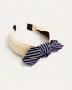 Emily Raffia Bow Headband - thumbnail