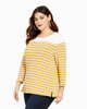 Dotty Engineered Stripe Tee - thumbnail