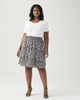 Orchid A-Line Flowy Skirt - thumbnail