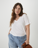Whisper Cotton V-Neck Tee - thumbnail