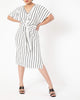 Yuna Striped Tie Front Dress - thumbnail