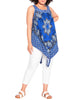 Nicole Asymmetrical Scarf Print Tunic - thumbnail