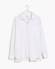 White Oversized Ex-Boyfriend Shirt - thumbnail