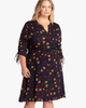 Keene Ruched Sleeve Dress - thumbnail