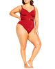 Lily Belted One Piece Swimsuit - thumbnail