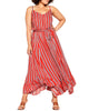 Geneve Striped Candy Maxi Dress - thumbnail