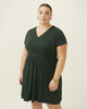 Layla Goddess Faux-Wrap Dress - thumbnail