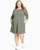 Vita Three-Quarter Sleeve Tee Dress - thumbnail