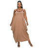 Spaghetti Strap Harem Dress - thumbnail