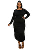 Jessica Ruched Maxi Dress - thumbnail